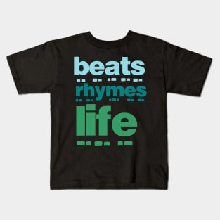 Beats Rhymes Life 28.0 Kids T-Shirt